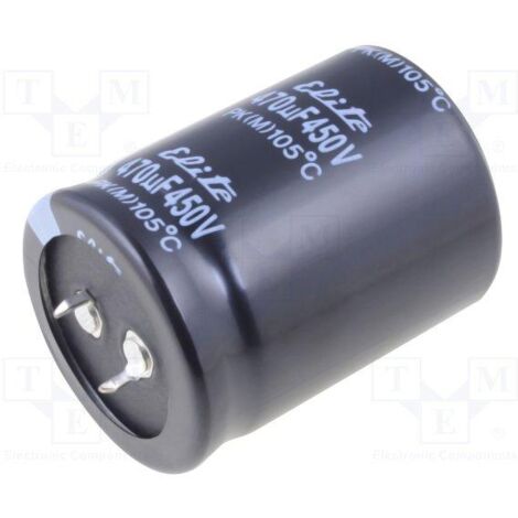 Condensateur Elko 10x Radial 470µF 35V | 3-Pin Condensateur électrolytique Jusqu'à 125°C | 470uF Electrolytic Capacitor From Elna - Foto 3