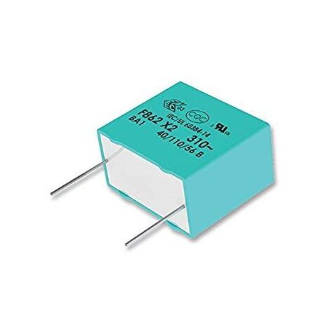 Condensateur en polypropylène 3.3uf 310vac X2 Raster 27.5mm 3.3mf310vacx2