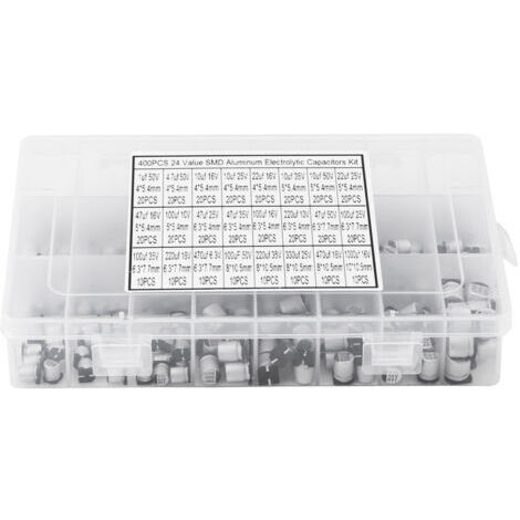 Condensateur, kit d'assortiment de condensateurs électrolytiques 1uF - 1000uF faisant un circuit TV pour ordinateur électronique de bricolage