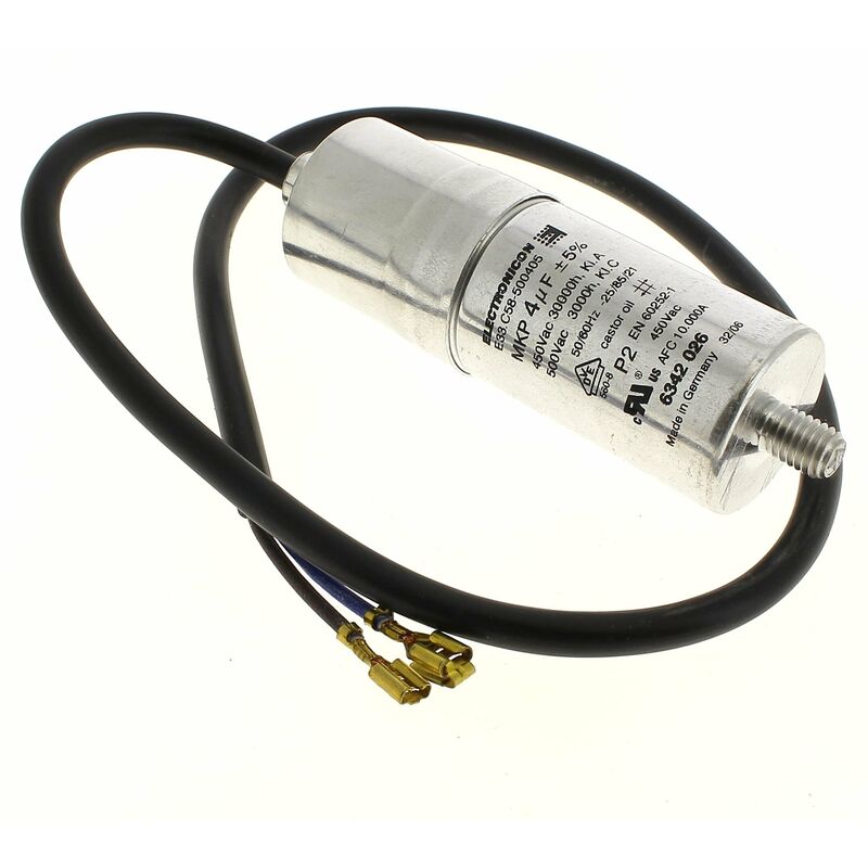 Condensateur mfb MP4 400V 4MF pour congelateur Liebherr 6342026