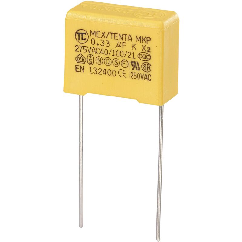 TRU COMPONENTS 450242 MKP-X2 suppression capacitor Radial 0.33 µF ...
