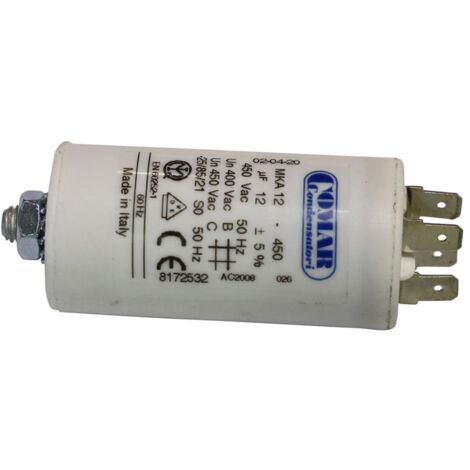 Condensateur moteur 20uF pour bétonnière électrique 750W/850W – Compatible ALTRAD & Guy Noel – Pour modèles depuis 2012