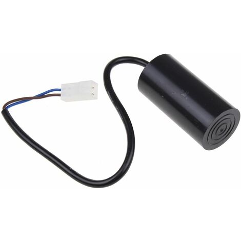 Condensateur noir 40µf avec câbles ( 9 x 4 cm) pour Nettoyeur Haute Pression K6 & K7 KARCHER 66612880