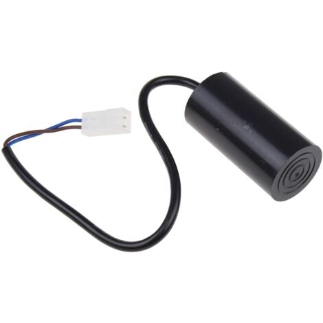 Condensateur noir 40µf avec câbles ( 9 x 4 cm) pour Nettoyeur Haute Pression K6 & K7 KARCHER 66612880