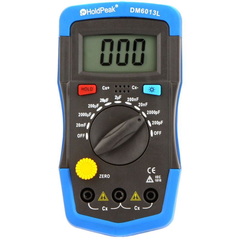 Condensateur numérique portatif DM6013L avec rétroéclairage LCD