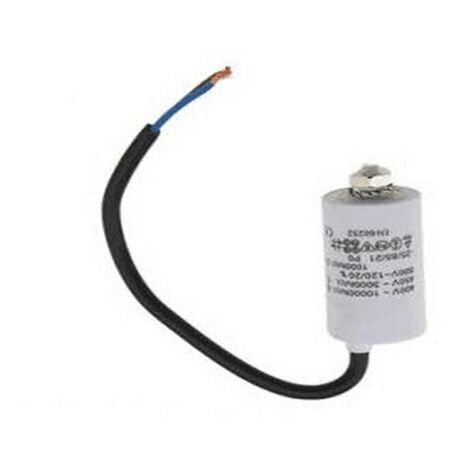 CONDENSATEUR PERMANENT 12 MF A FILS 450V POUR LAVE LINGE - 992.622