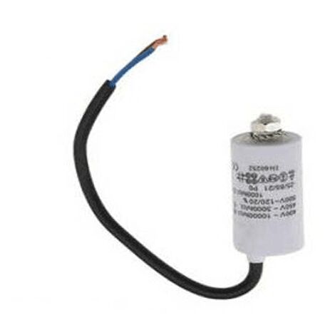 CONDENSATEUR PERMANENT 2 MF A FILS 450V POUR LAVE LINGE - 992.627