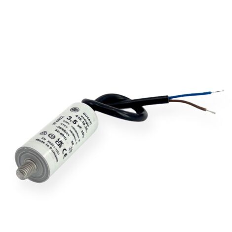 Condensateur permanent 3,5µF à câble - Ø25x55mm - DUCATI