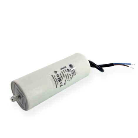 Condensateur permanent 45µF à câble - Ø45x117mm - DUCATI