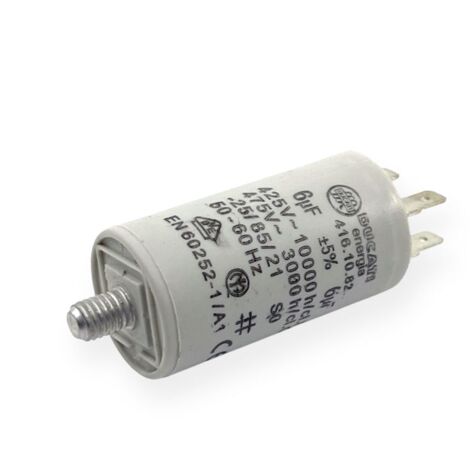 Condensateur permanent 6µF à cosses - Ø30x56mm - DUCATI