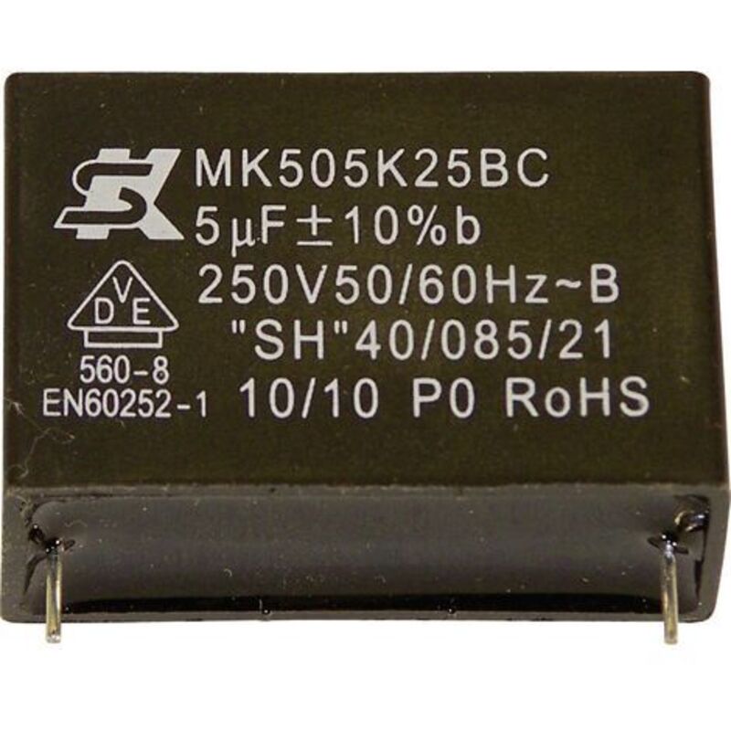 Seika MK450K474 1 St. MKP-Folienkondensator radial bedrahtet 0.47 µF 450 V 10 % 27.5 mm (Ø x H) 20 mm x 11 mm