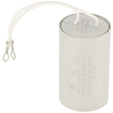 Condensateur 25µF 450VAC – Pour pompe horizontale multicellulaire OXEO 760274 – Fréquence 50/60Hz