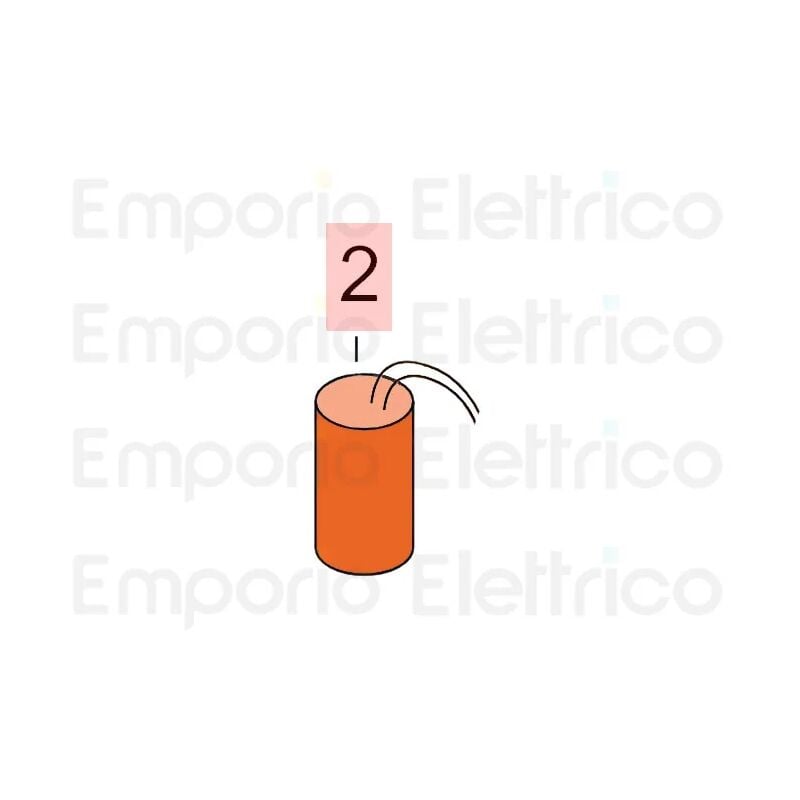 Faac - pièce détachée condensateur 12,5 uf f0120 7601252