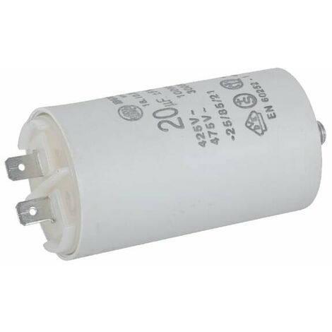 Condensateur universel 1 à 45 µF – Tension 250V – Fréquence 50-60 Hz – Température -25 à +85 °C – FGP013622 – Skana