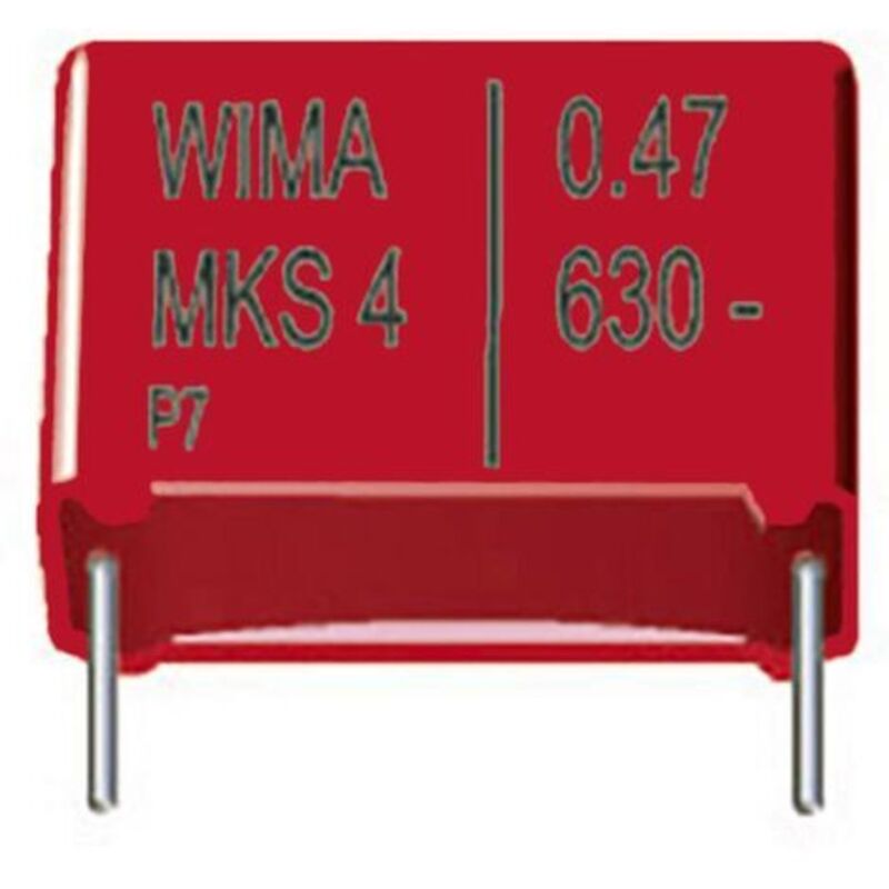 Wima MKS4D032202B00KSSD 1 St. MKS-Folienkondensator radial bedrahtet 0.22 µF 100 V/DC 20 % 7.5 mm (L x B x H) 10 x 3 x