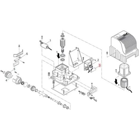 Condensatore 10 Uf F0096 Ricambio Originale FAAC 7601013 2PZ