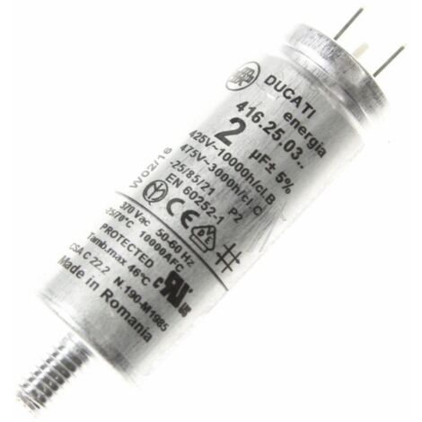 CONDENSATORE 2MF DUCATI ASCIUGATRICE REX AEG ELECTROLUX DUCATI