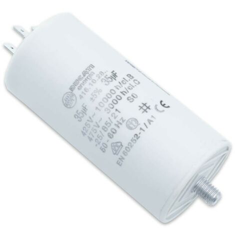 Condensatore 450V 35 UF con doppio Faston Codolo