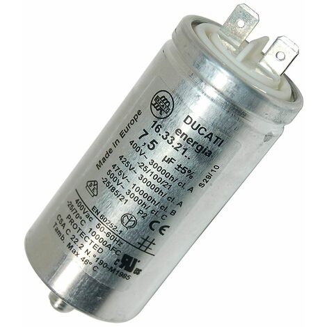 Condensatore 7.5µF originale - Asciugatrice - ARISTON HOTPOINT HOTPOINT - 3218958052476198493