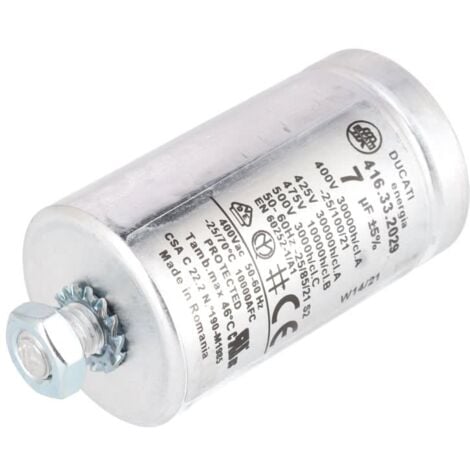 Condensatore 7µf c00279233 per asciugatrice candy