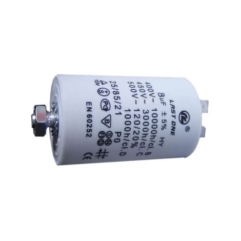 Condensatore 8 mf 450v Ultimo per lavatrice - cap514un