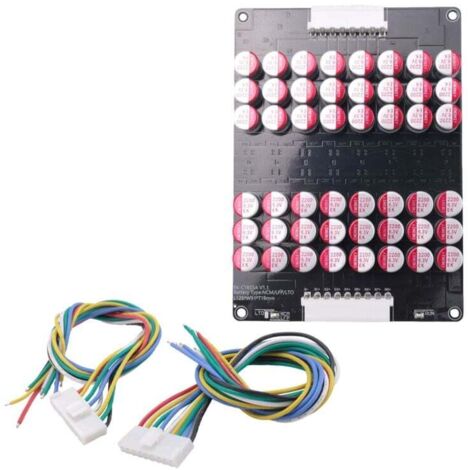 Condensatore a piastra di bilanciamento con equalizzatore attivo per batteria agli ioni di litio LiFePO4 da 16S 5A 48V 60V