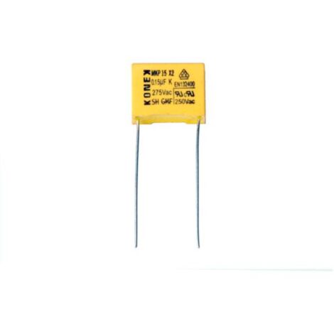 Condensatore antiparassitario 150nf 275vacx2 R15 150nf275vacx2