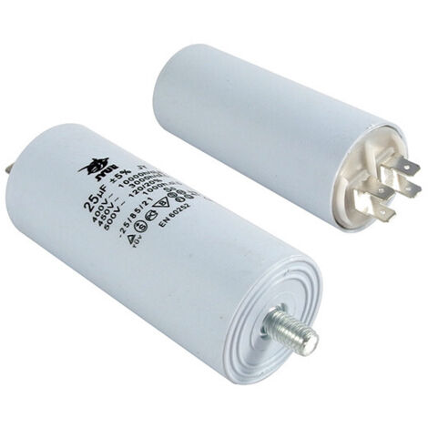 CONDENSATORE DI AVVIAMENTO 25uF/450V T2 PIN