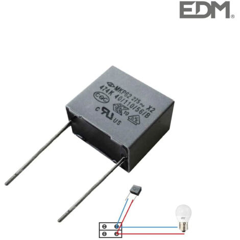 Condensatore per lampadina LED EDM