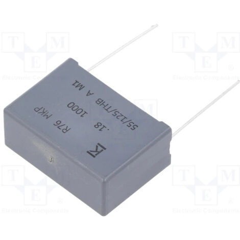 Condensatore Poliestere 180nf 1000v R27,5mm 180k 180nf1000vr27
