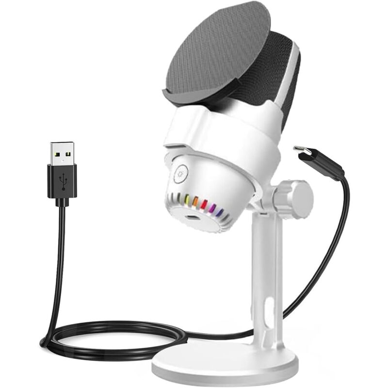 Image of Condenser Microphone, USB Gaming Microphone for&hellip;