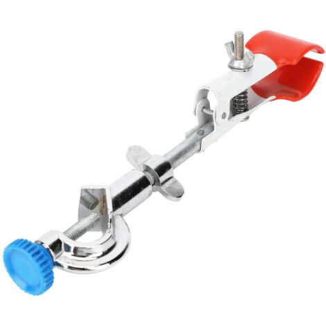 Condenseur de laboratoire réglable pour flacons et tubes à essai, pince à direction variable