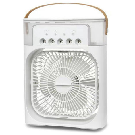 Condizionatore d'aria portatile, mini raffrescatore d'aria, mini ventilatore per aria condizionata, condizionatore d'aria portatile silenzioso, ventilatore a spruzzo d'acqua per uso domestico, da viag