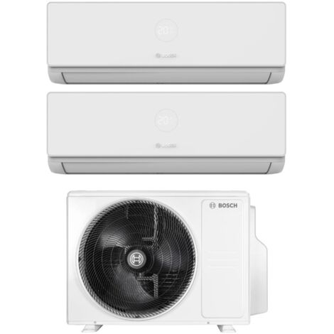 Condizionatore Dual Split Bosch Climate 4000i 9+9 con 5000M 53/2 E R-32 Wi-Fi Optional