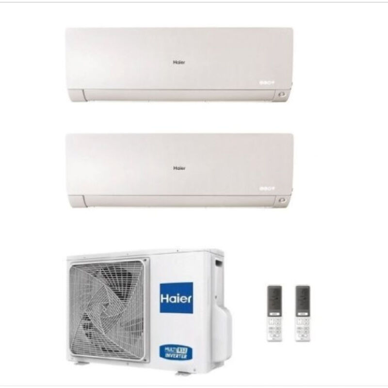 Condizionatore dualsplit Flexis Plus 12000+12000 btu codice prod: as35s2sf1famw3(x2) 2u50s2sm1fa - Haier