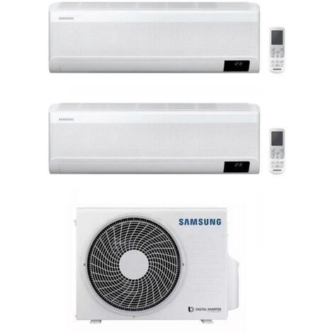 Condizionatore dualsplit Windfree da 9000 + 12000 Btu con gas R32 Wifi - Samsung