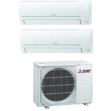 Condizionatore fisso dual Mitsubishi Multisplit MXZ2HA50VF con unità interne MSZHR25VF e MSZHR35VF