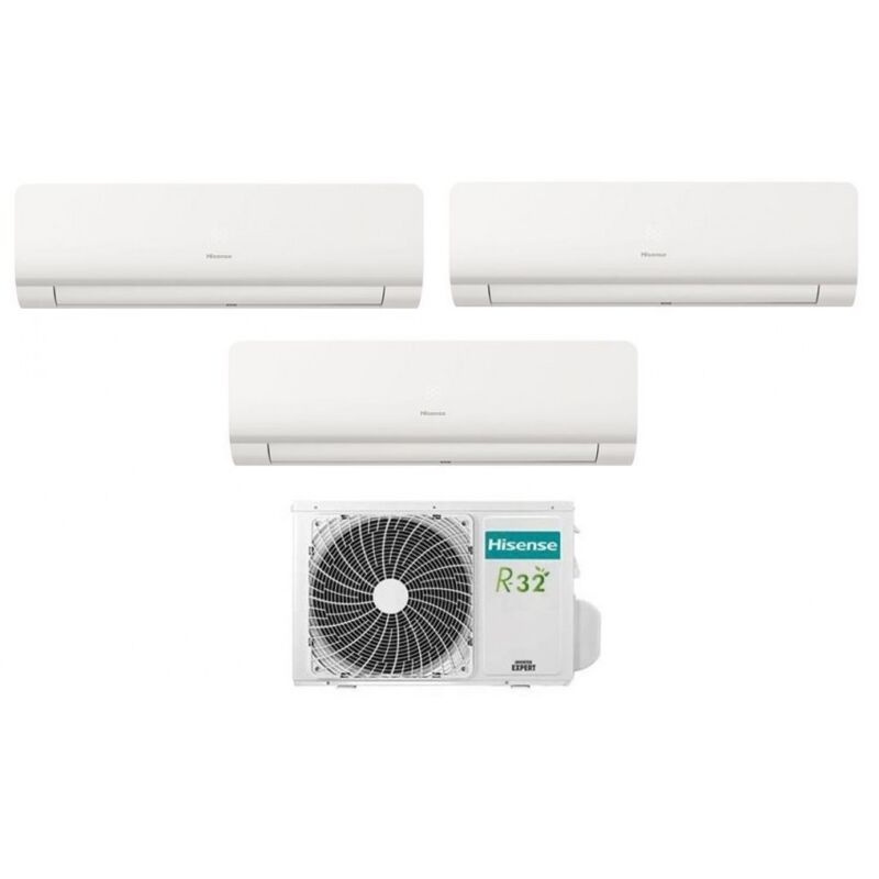 Climatizzatore Hisense Split Inverter 3 Unitá - 9000+9000+12000 BTU, Classe A++, Riscaldamento/Raffreddamento, 5 Anni Garanzia - Foto 5