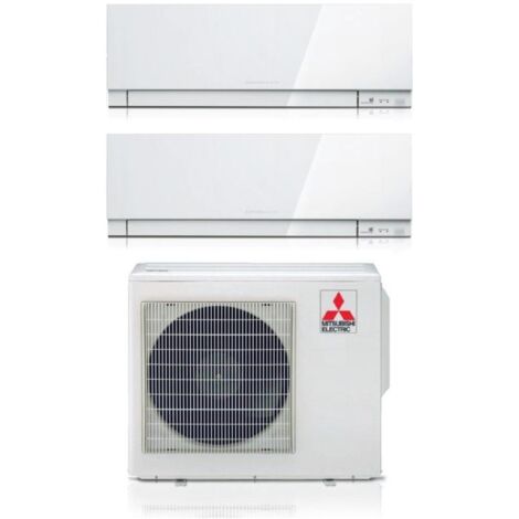 Condizionatore Mitsubishi Electric Dual Split Kirigamine Zen White 12+18 con MXZ-3F54VF R-32 Wi-Fi Integrato