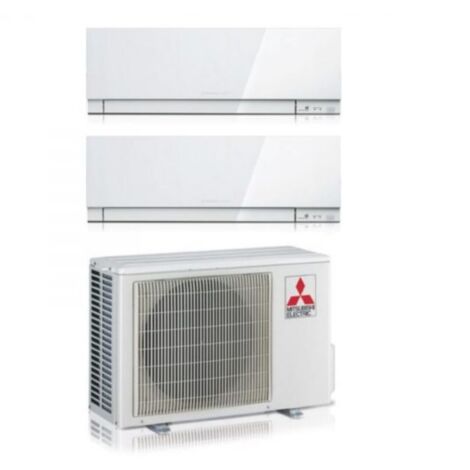 Condizionatore Mitsubishi Electric Dual Split Kirigamine Zen White 9+12 con MXZ-2F53VF R-32 Wi-Fi Integrato