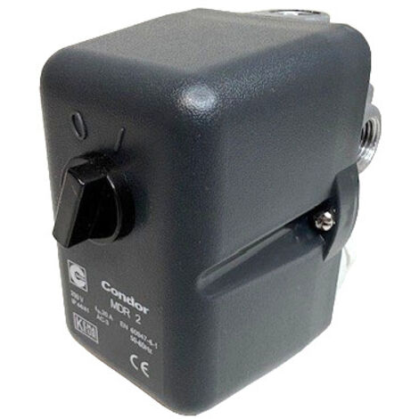 Condor Druckschalter MDR 2 250V 20A Anschluss 4 x G1/4 inkl. Entlasstungsventil