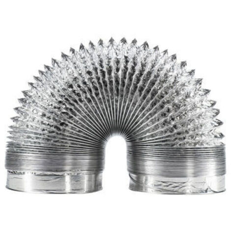 Condotto di ventilazione in alluminio da 150 mm per cappa aspirante, ventilatore tubolare (lungo 5 metri)