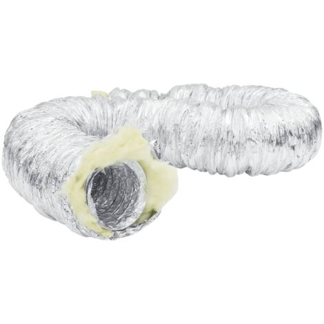 Condotto di Ventilazione Isolato in Alluminio 6m Ø12,5cm vidaXL