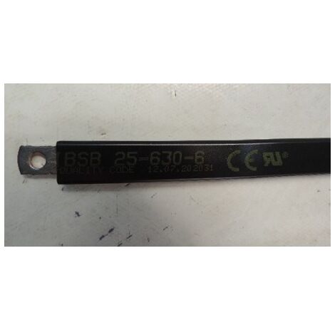 Conducteur tresse isolé longueur 630mm section 25mm² 160A pour shunt IBSB 25-630-6 ERICO 558504