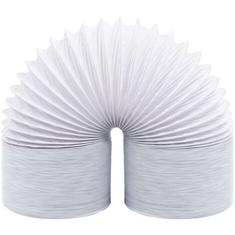 Conducto de escape PVC 6 m 12,5 cm vidaXL