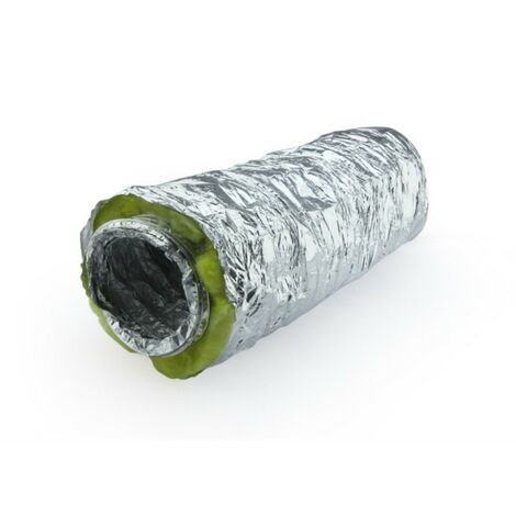 Conducto fibra d:127 mm. aislado (caja 10m)