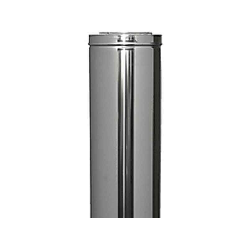 

Dinak - Conducto modular Recto 960mm chimenea doble capa inox aisladas DP Leña Ø150