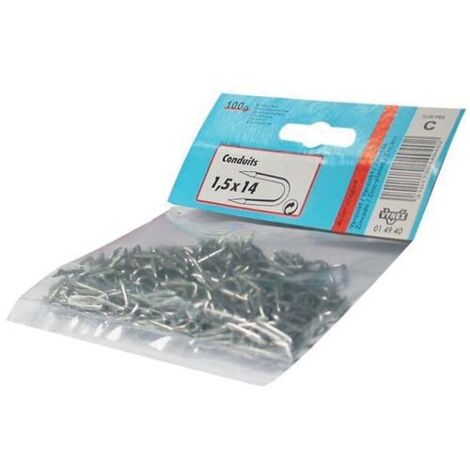 Conduit Acier Zingué 1,5x14 Sachet 100 Gr - Vynex
