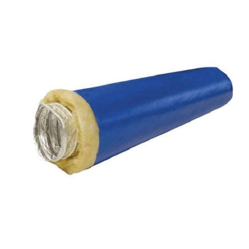 Gaine souple aluminium isolée spireo - T82R alu CR25 - Diamètre 80 mm- Longueur: 10 m