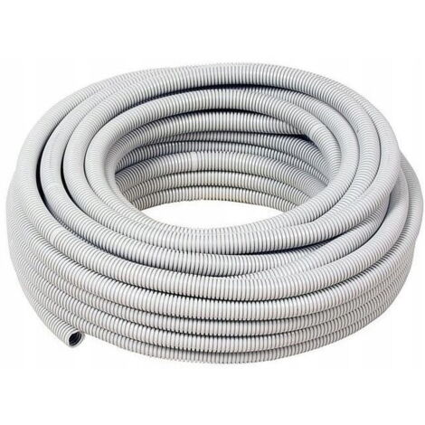 Conduit de câble ondulé 20 mm 25 m RKGL 320N gris